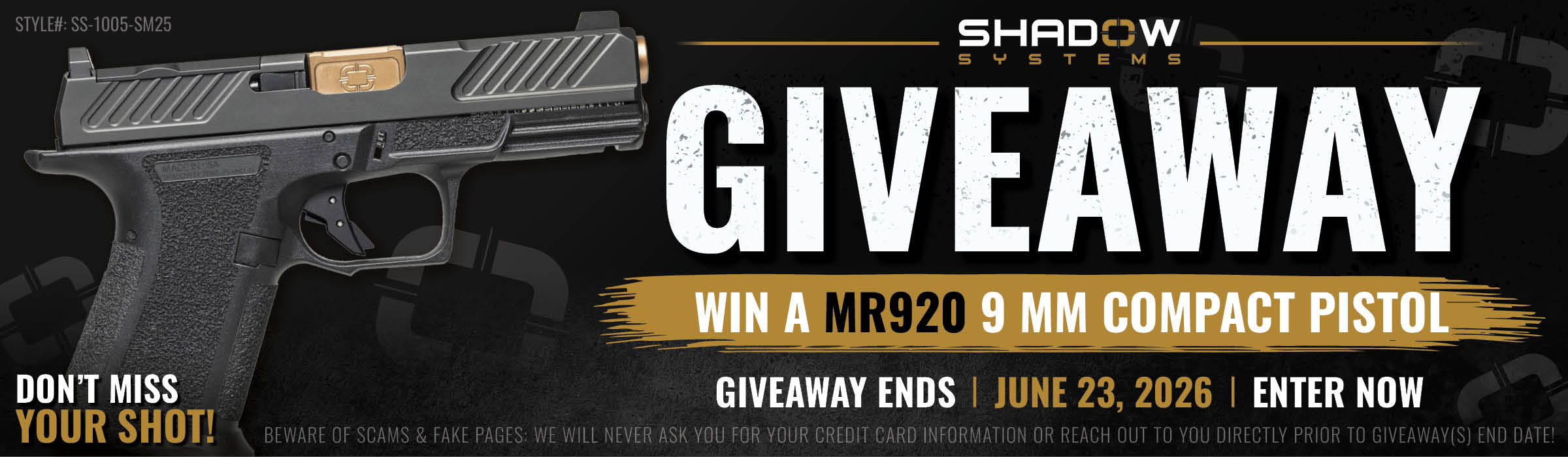 Shadow Systems MR920 Giveaway
